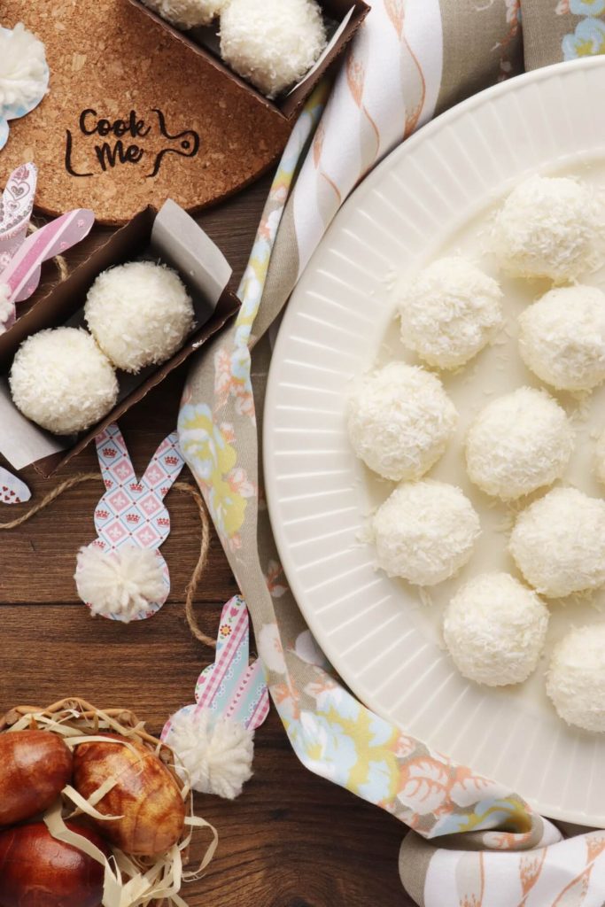 Easter Bunny Tail Truffles
