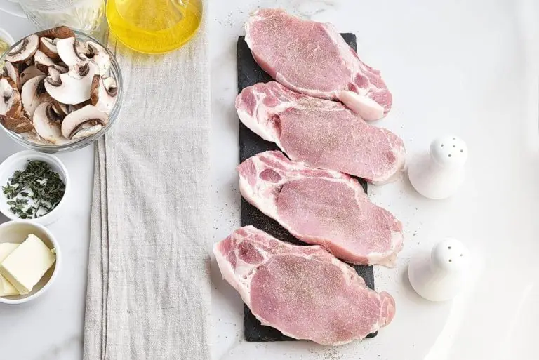 Step 1 - Pork Chops with Creamy Mushroom Sauce