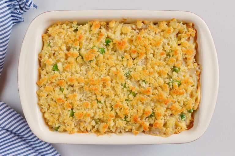 Step 4 - Tuna Noodle Casserole with Cheddar