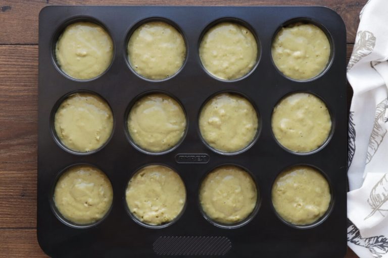 Step 5 - Fluffy Matcha Lemon Muffins