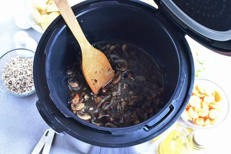 Step 4 - Instant Pot Beef Barley and Mushroom Soup