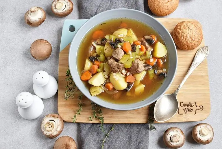 Step 8 - Instant Pot Beef Barley and Mushroom Soup