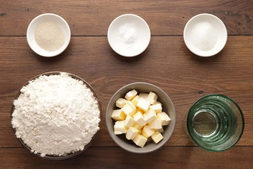 Ingredients for Irish Blaas – Soft Bread Rolls