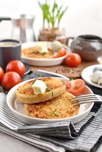 90 Second Microwavable Keto Bread