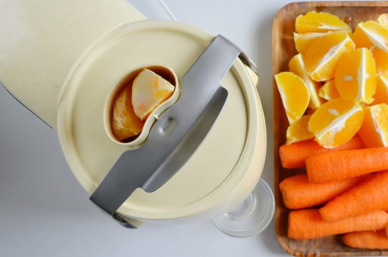 Step 1 - Orange Carrot Ginger Juice