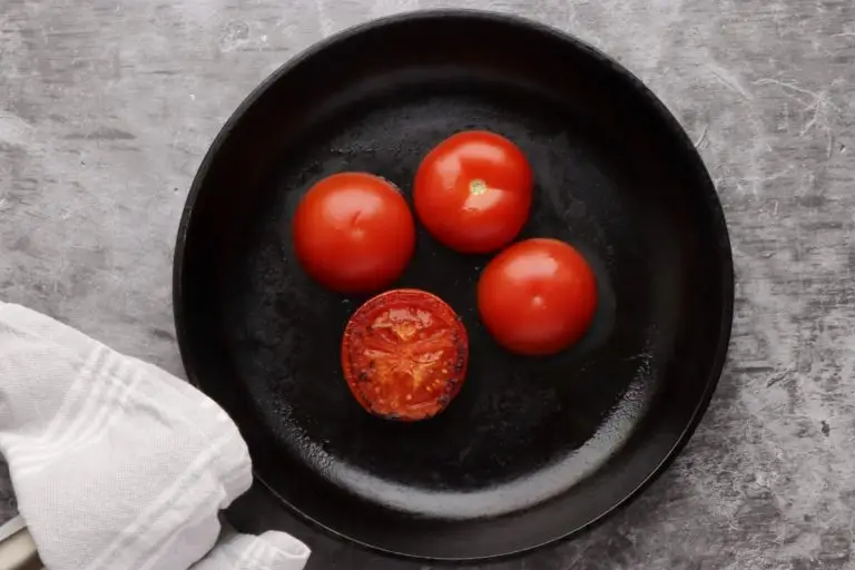 Step 1 - Poached Eggs with Smashed Avocado and Tomatoes