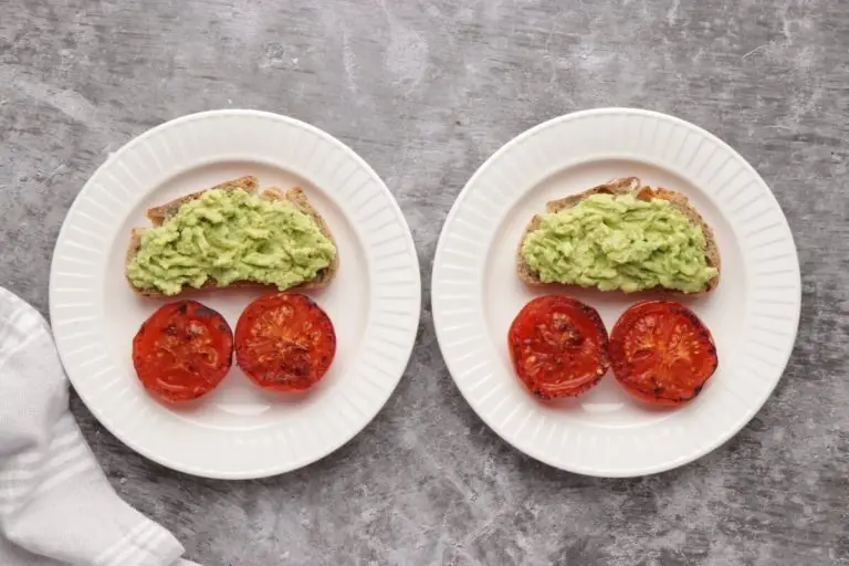 Step 3 - Poached Eggs with Smashed Avocado and Tomatoes