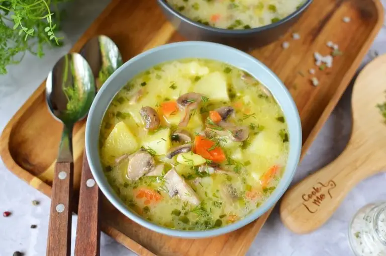 Step 7 - Russian Mushroom and Potato Soup