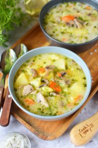 Russian Mushroom and Potato Soup