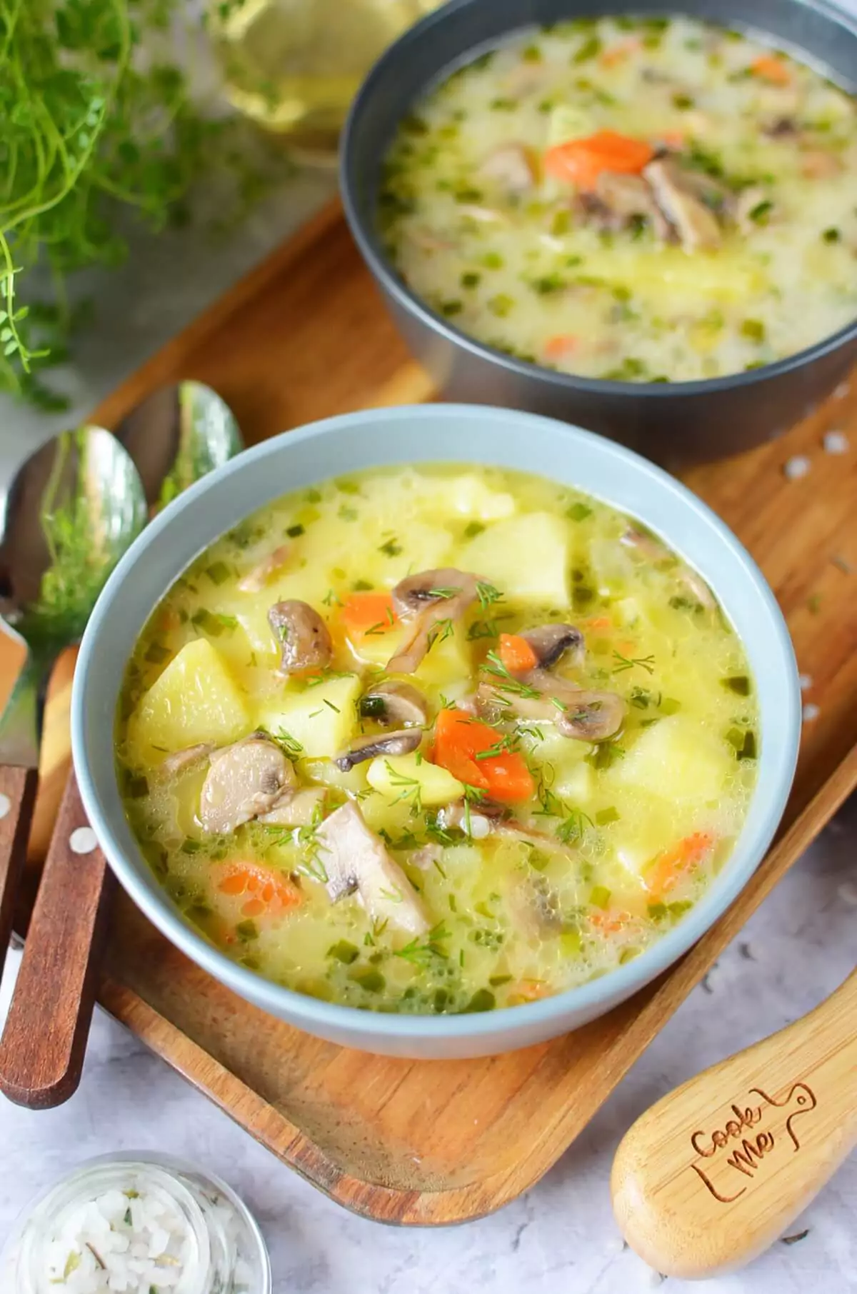 Russian Mushroom and Potato Soup