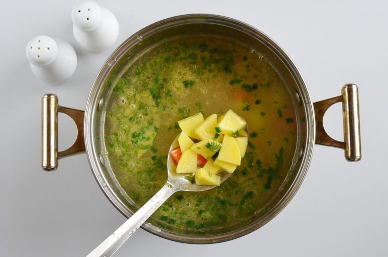 Step 3 - Russian Mushroom and Potato Soup