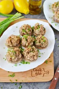 Sausage Stuffed Mushrooms