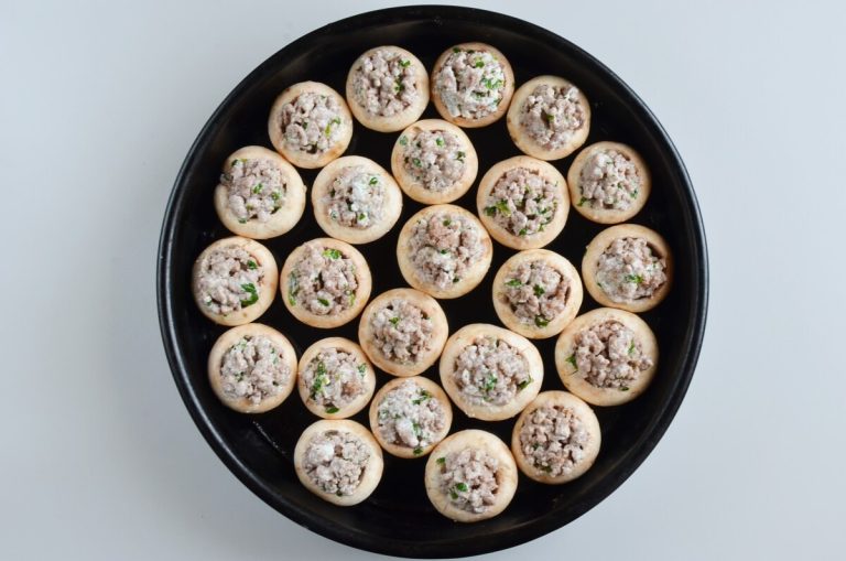 Step 4 - Sausage Stuffed Mushrooms