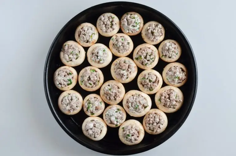 Step 4 - Sausage Stuffed Mushrooms
