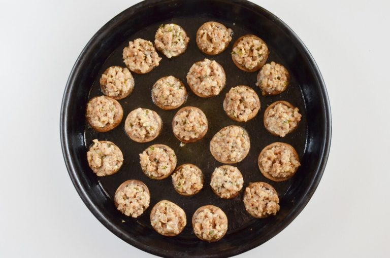 Step 5 - Sausage Stuffed Mushrooms