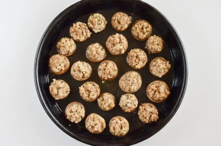 Step 5 - Sausage Stuffed Mushrooms
