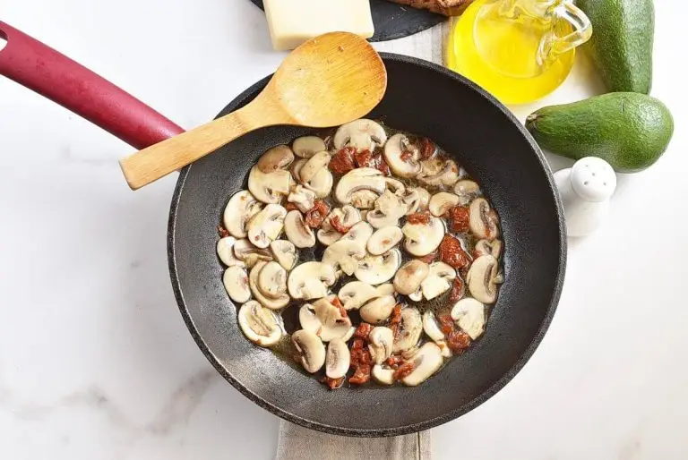 Step 2 - Sautéed Mushroom & Sun-Dried Tomato Avocado Toast