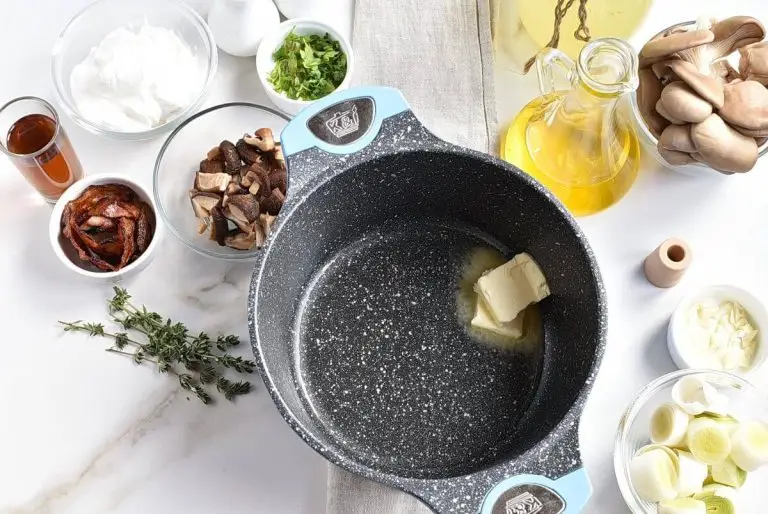 Step 1 - Shiitake Oyster Mushroom Soup