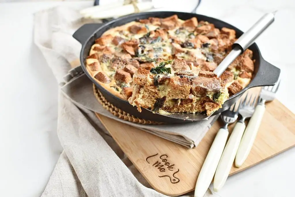 Spinach Mushroom Strata