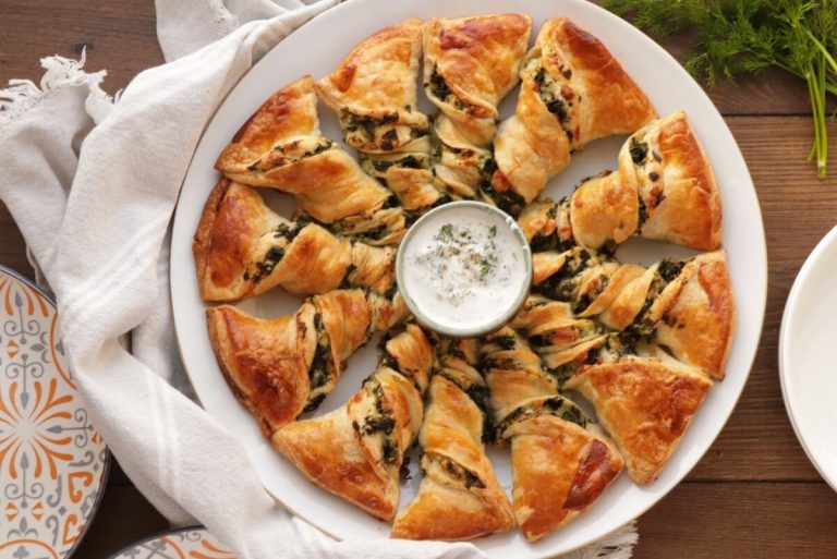 Spinach and Feta Tarte Soleil Recipe Cook.me Recipes