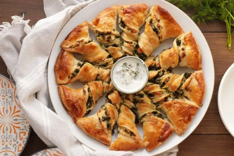 Step 9 - Spinach and Feta Tarte Soleil