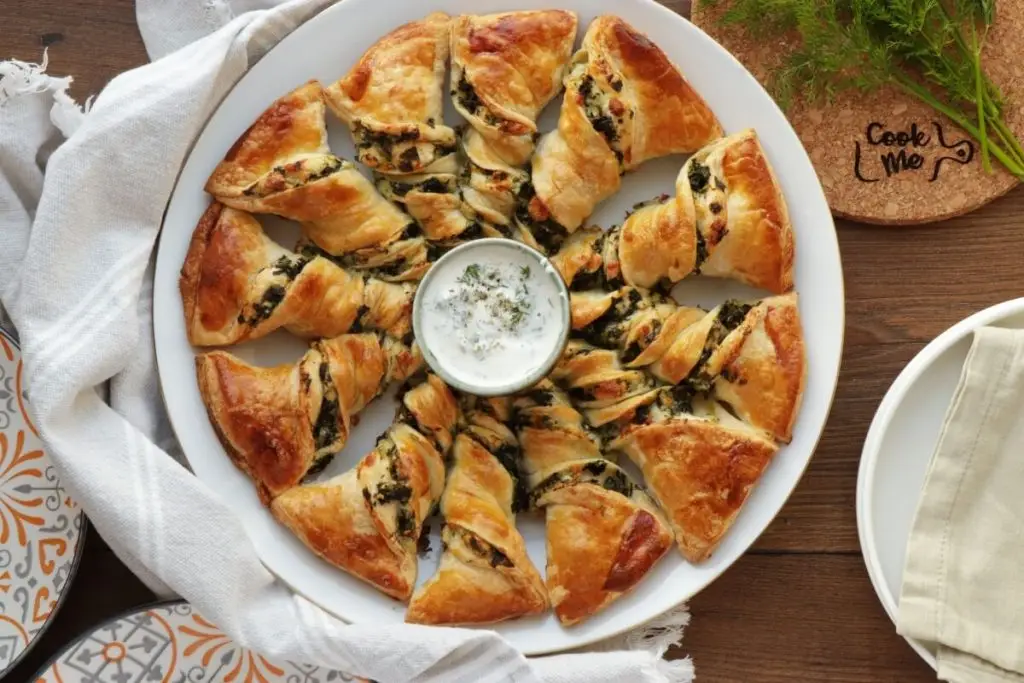 Spinach and Feta Tarte Soleil