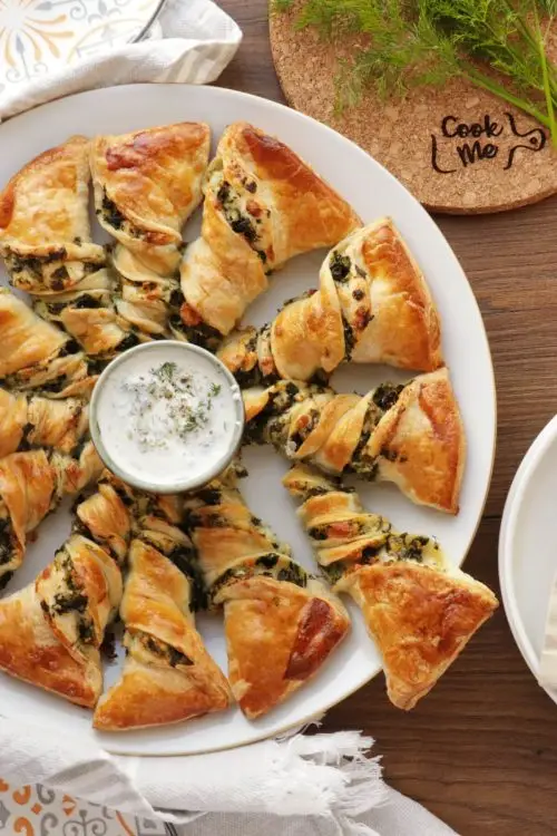 Spinach and Feta Tarte Soleil