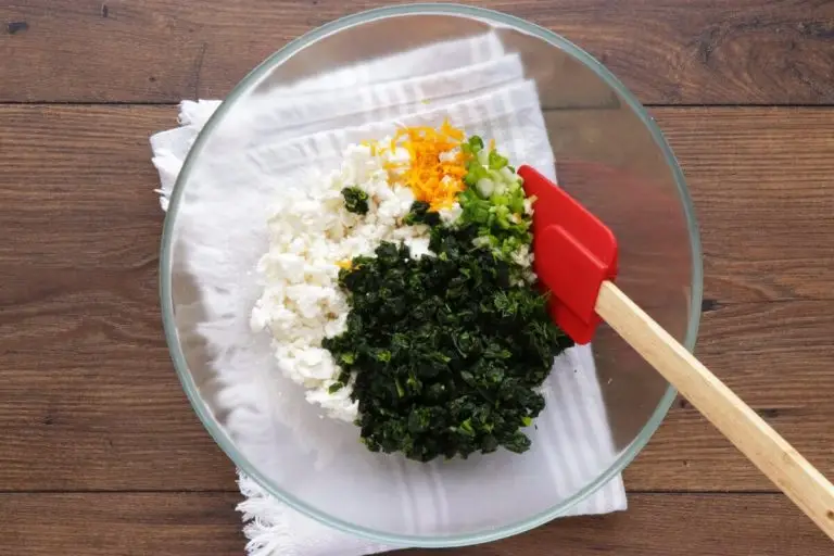 Step 1 - Spinach and Feta Tarte Soleil