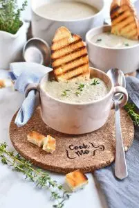 Vegan Instant Pot Mushroom Soup