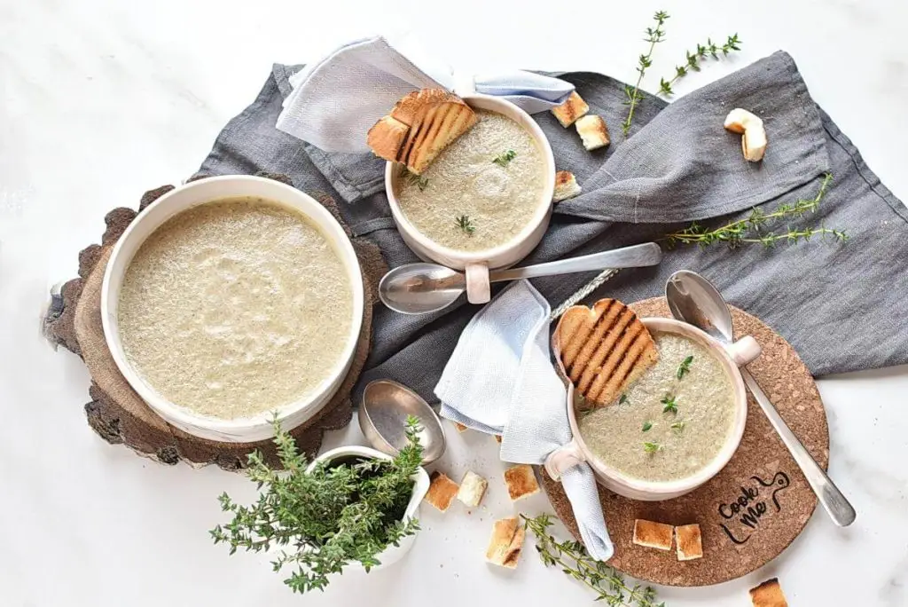 Vegan Instant Pot Mushroom Soup