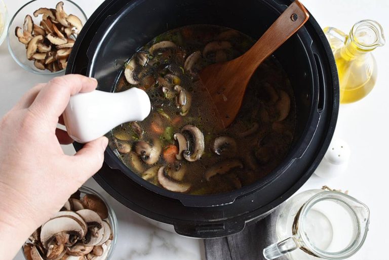 Step 3 - Vegan Instant Pot Mushroom Soup