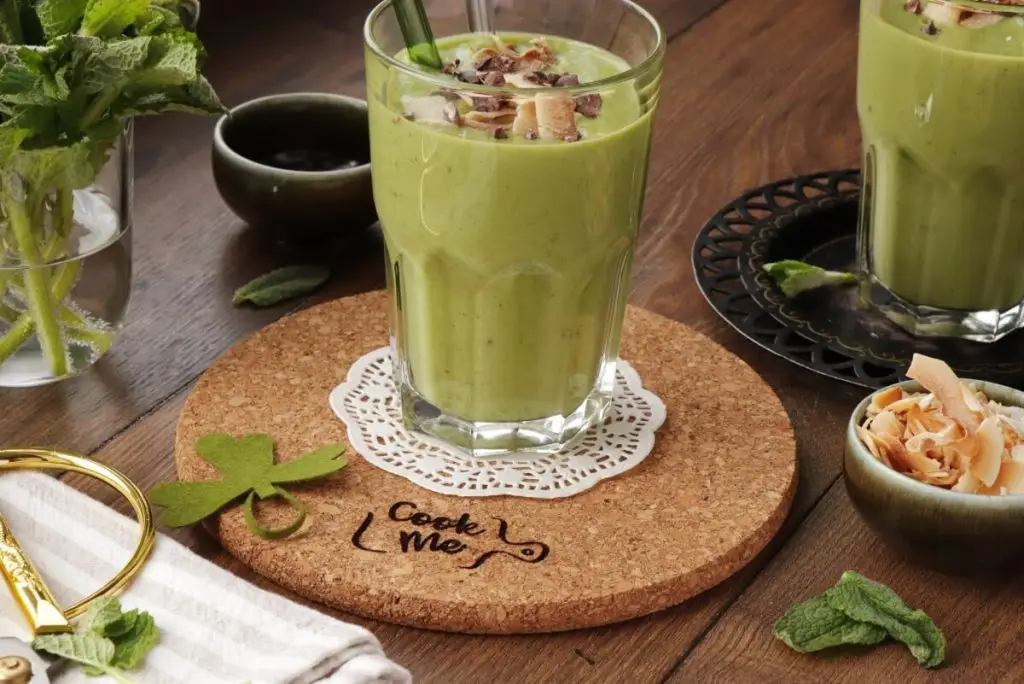 Vegan Minty Shamrock Smoothie