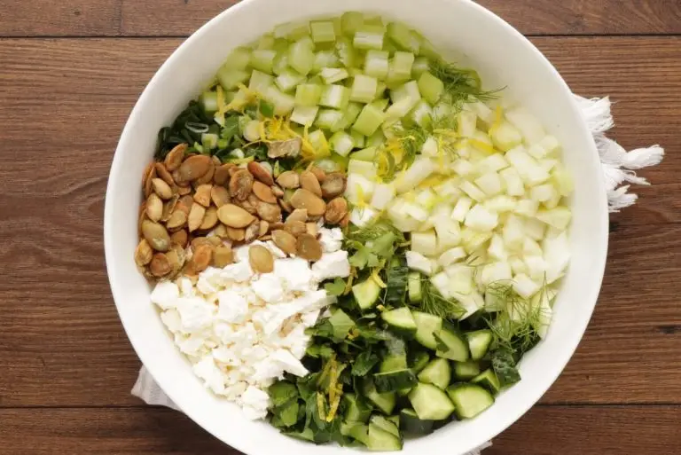 Step 3 - Veggie-Packed Chopped Salad with Feta and Herbs