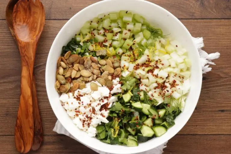 Step 4 - Veggie-Packed Chopped Salad with Feta and Herbs