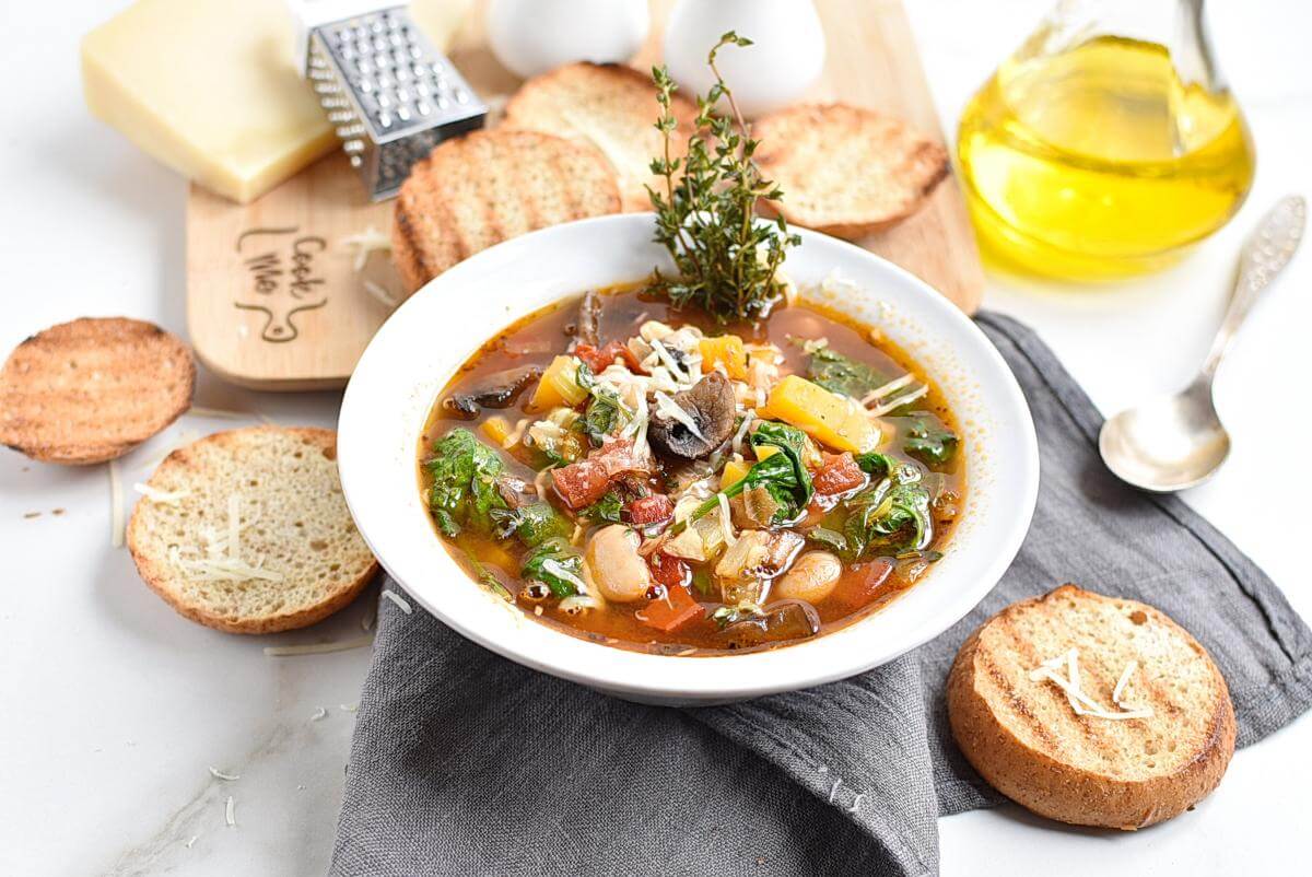 White Bean Tomato Mushroom Soup Recipes–Homemade White Bean Tomato Mushroom Soup–Eazy White Bean Tomato Mushroom Soup