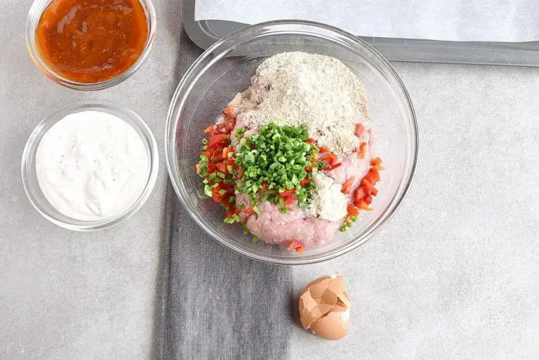 Step 2 - Buffalo Chicken Meatballs Bento Box