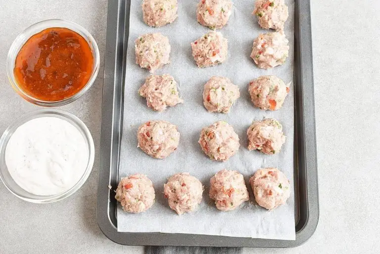 Step 3 - Buffalo Chicken Meatballs Bento Box