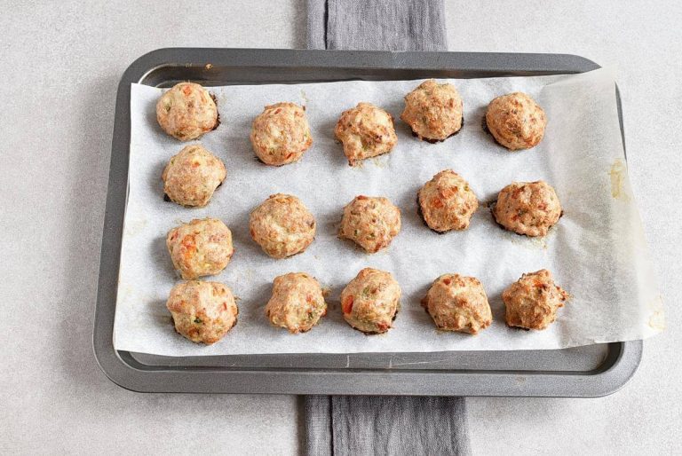 Step 4 - Buffalo Chicken Meatballs Bento Box
