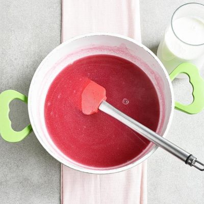 Cheat’s Raspberry Panna Cotta recipe - step 1