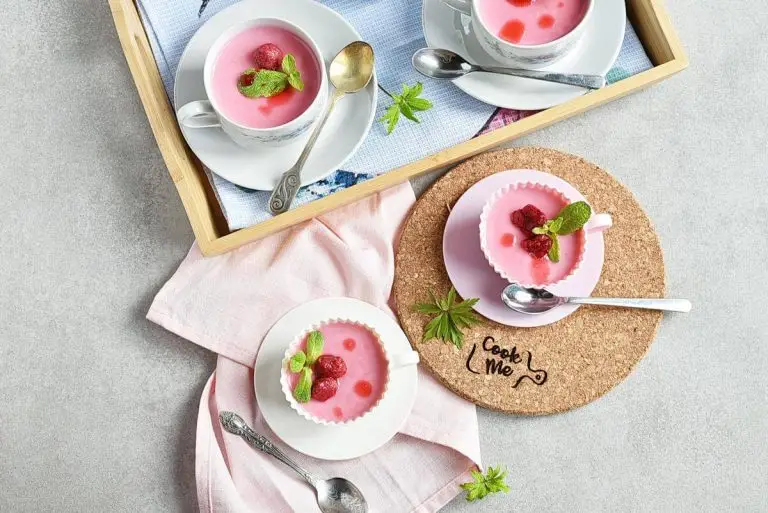 Step 4 - Cheat’s Raspberry Panna Cotta
