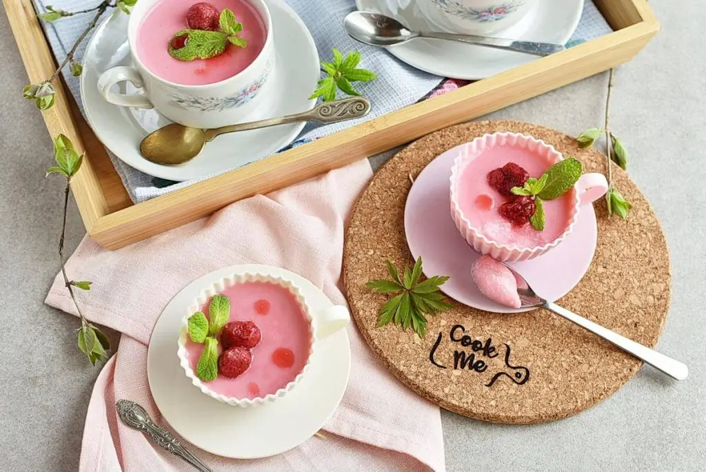 Cheat’s Raspberry Panna Cotta