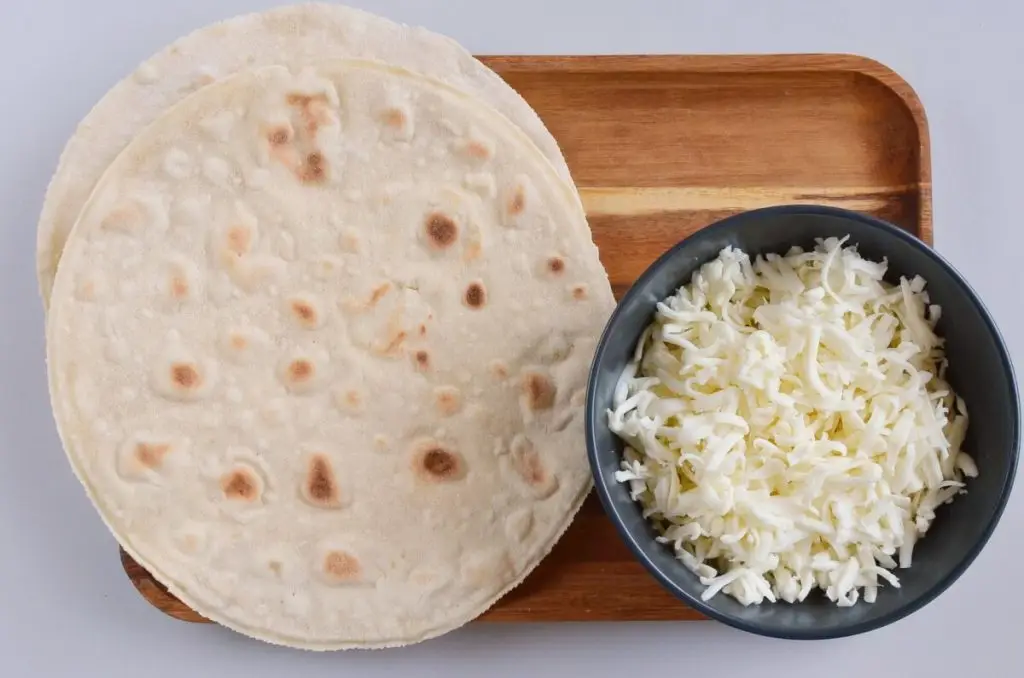 Ingredients for Cheese Quesadillas