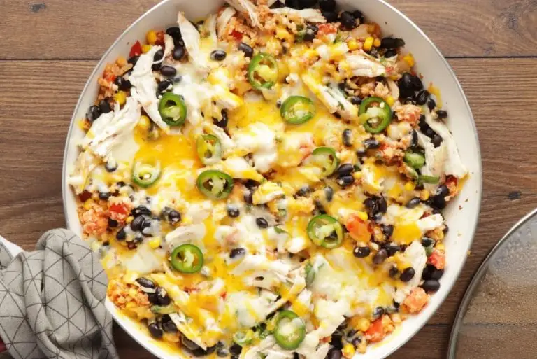 Step 6 - Cheesy Chicken & Black Bean Cauli Rice