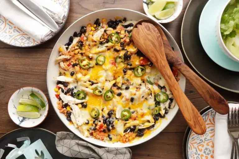 Step 7 - Cheesy Chicken & Black Bean Cauli Rice