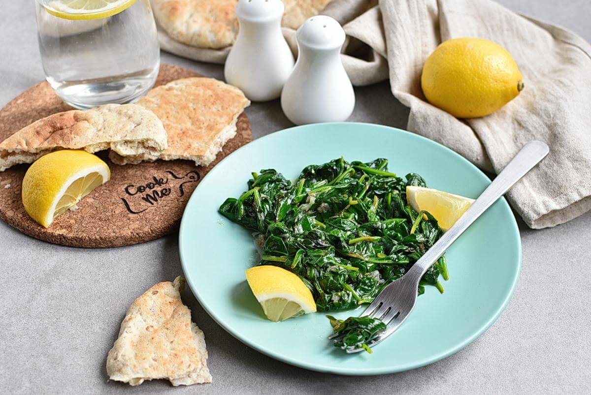 Easy Lemon-Ginger Spinach