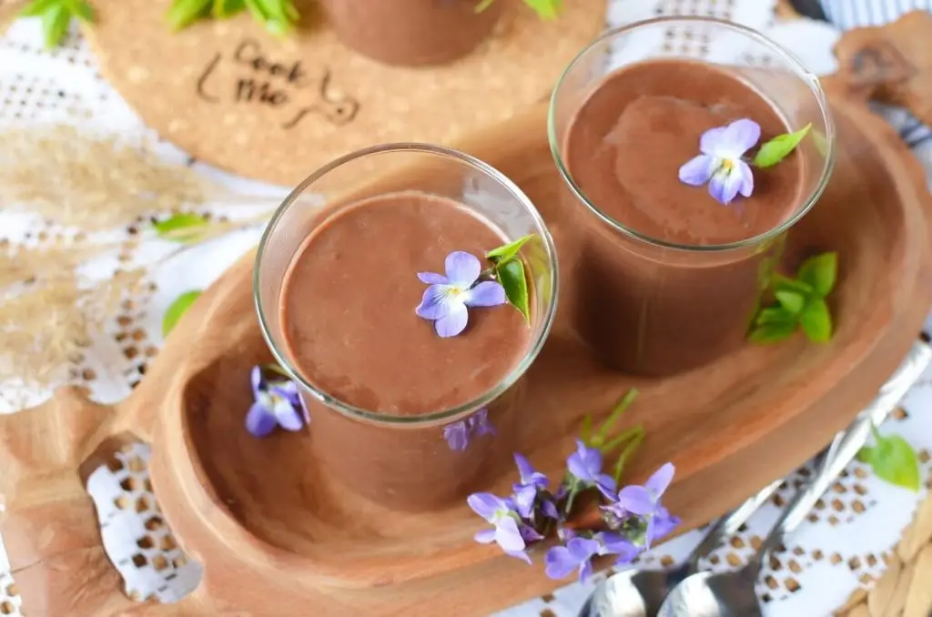Eggless Chocolate Cornstarch Pudding