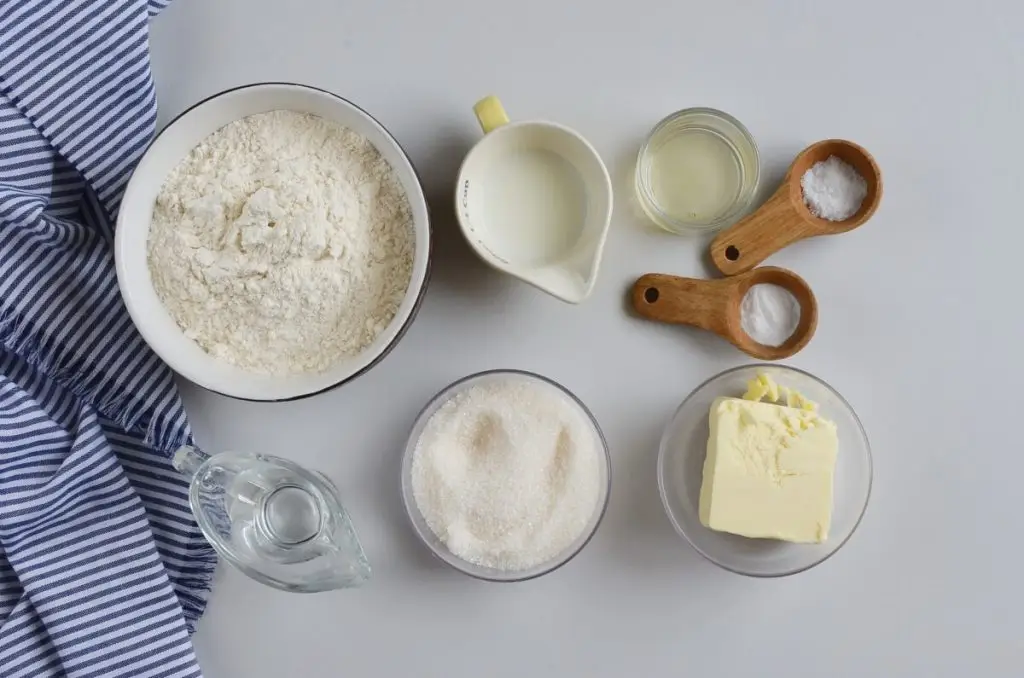 Ingredients for Eggless Sugar Cookies