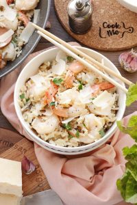 Garlic Butter Shrimp and Rice