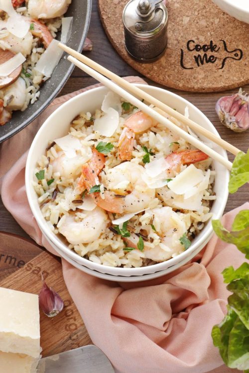 Garlic Butter Shrimp and Rice