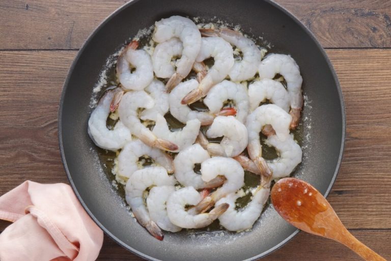 Step 4 - Garlic Butter Shrimp and Rice